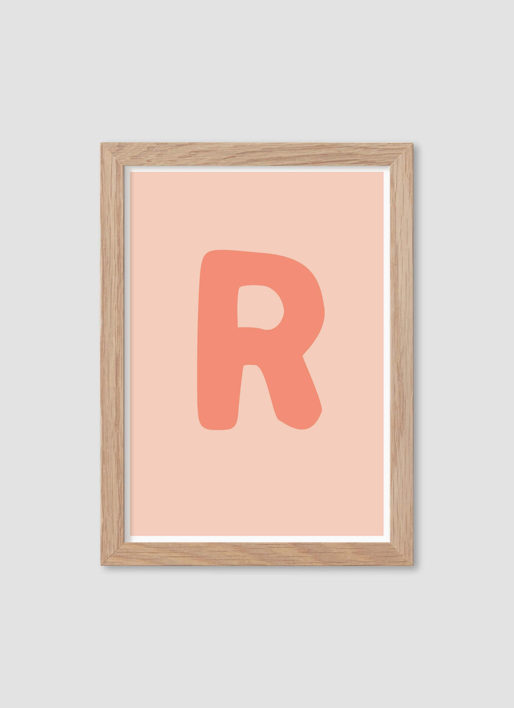Bokstaven R - Mini print A5 - Kunskapstavlan