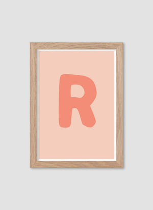 Bokstaven R - Mini print A5 - Kunskapstavlan