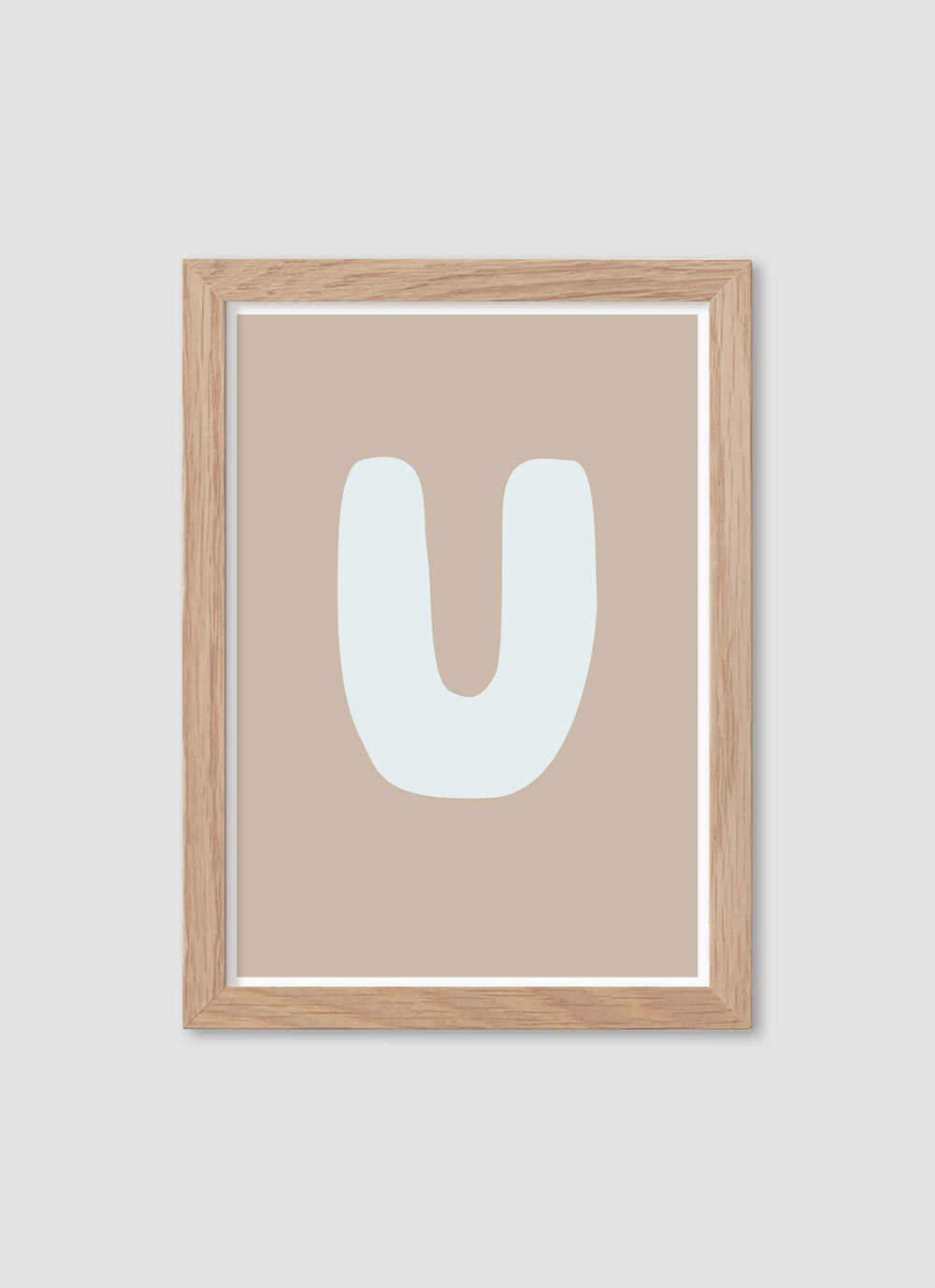 Bokstaven U - Mini print A5 - Kunskapstavlan
