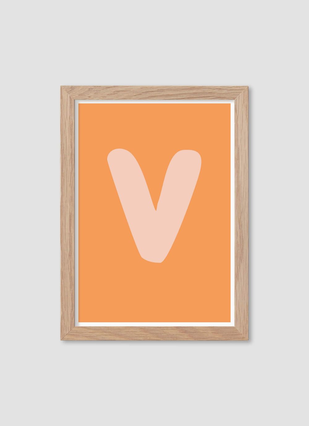 Bokstaven V - Mini print A5 - Kunskapstavlan