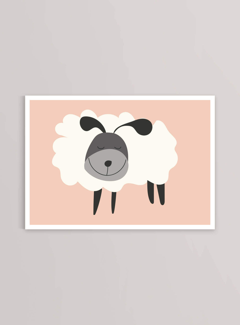 Lamm - Mini print A5 - Kunskapstavlan