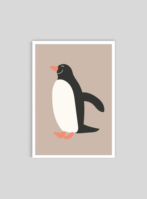 Pingvin - Mini print A5 - Kunskapstavlan