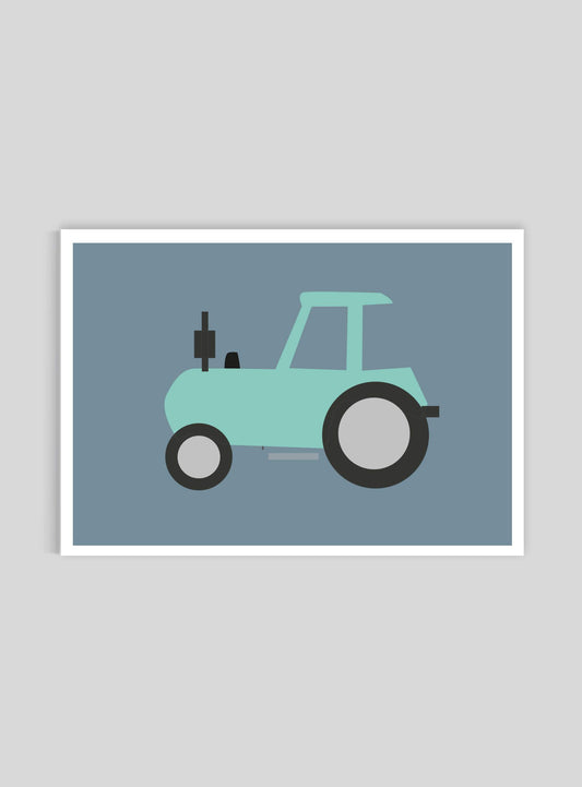 Traktor - Mini print A5 - Kunskapstavlan