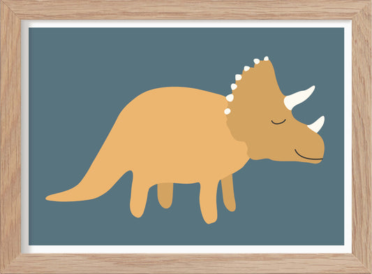 Dinosaur Triceratops Ny - Mini print